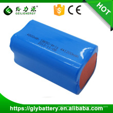 Paquet de batterie de Li-ion de la haute performance 3.7V 4800mah 18650 pour des outils électroniques